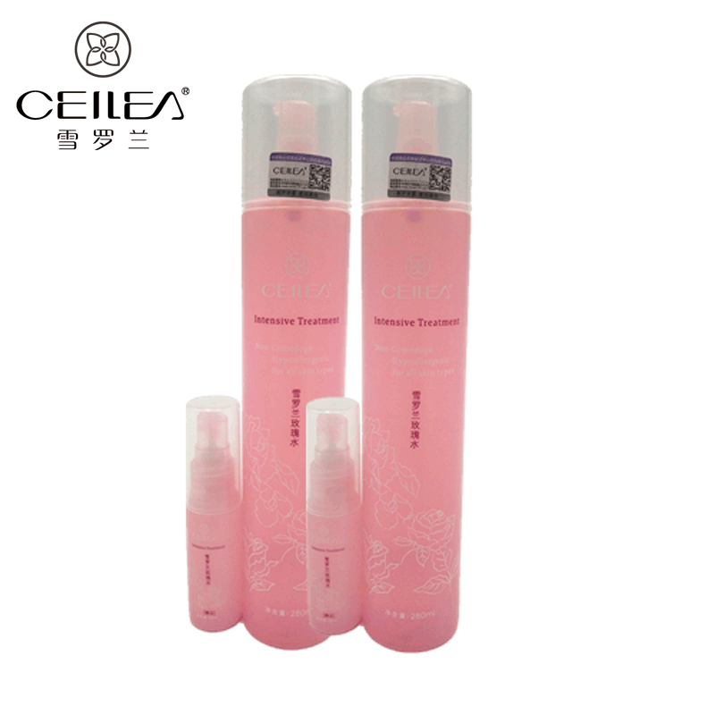 CEILEA雪罗兰玫瑰2瓶化妆水爽肤水即时喷雾大滋润品牌专柜