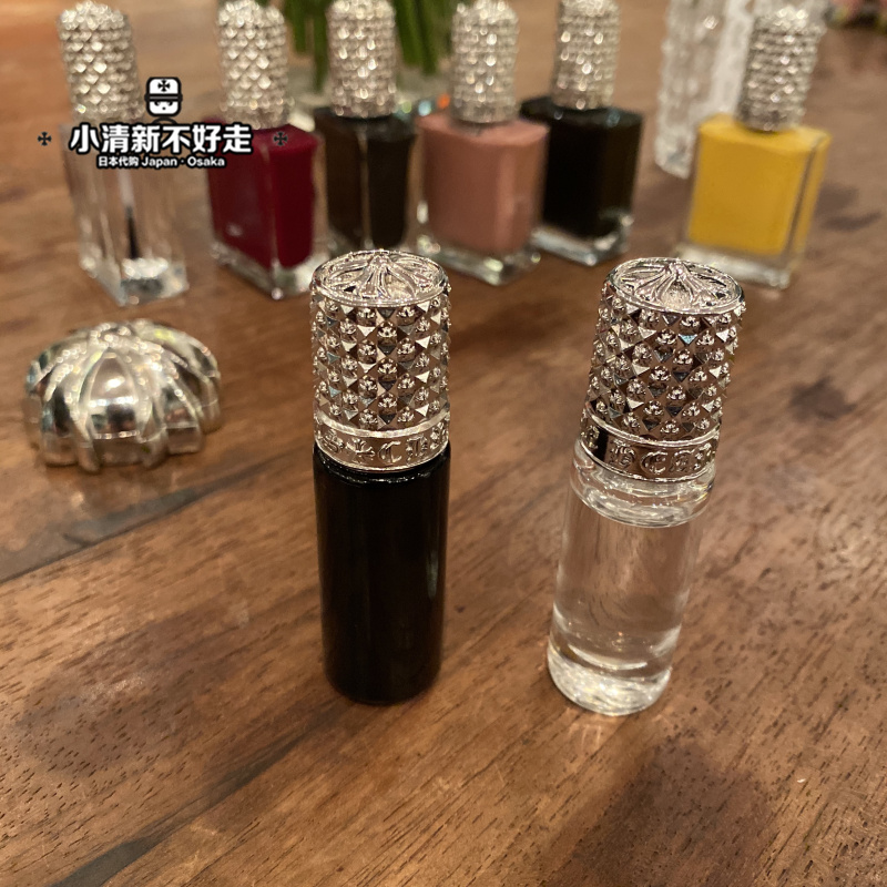 日本代购 chrome hearts 克罗心 +22++33+水晶瓶滚珠十字银盖香水